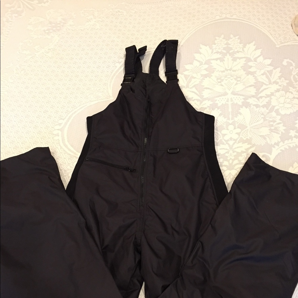 Bibbed winter ski/snowmobile pants.